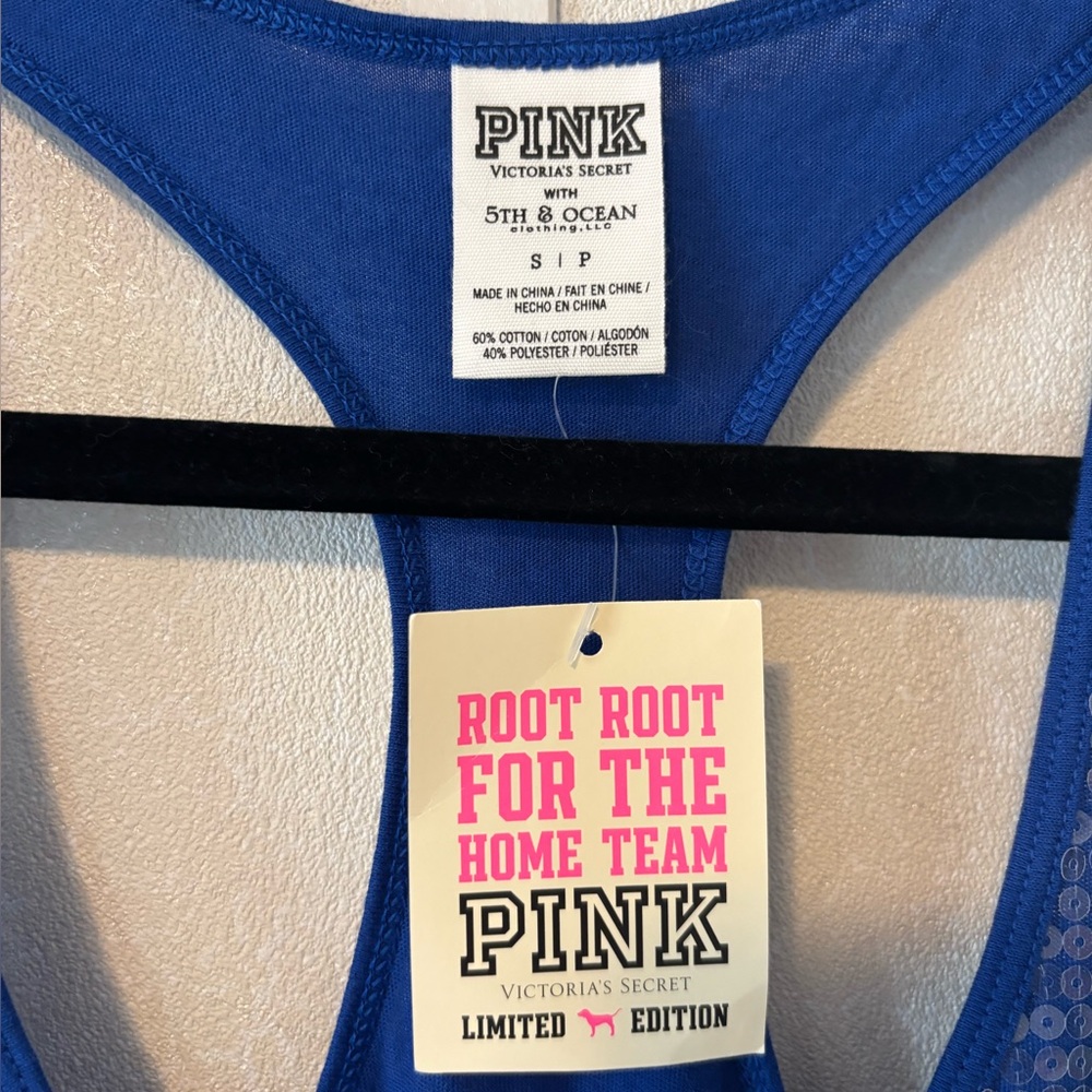 PINK | Victoria's Secret | Blue Chicago Cubs Tank Top | Size Small - Picture 3 of 6